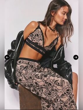 Free People Intimately One and Only Slip Set NWT Size Large